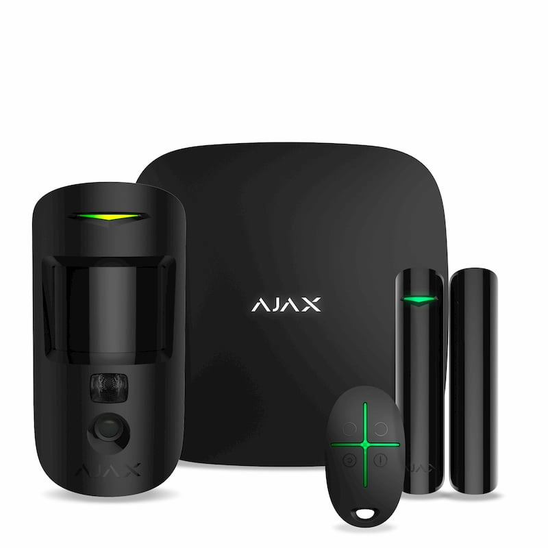 Комплект охранной сигнализации Ajax HDR StarterKit Cam Black (117594.58.BL1 52842)