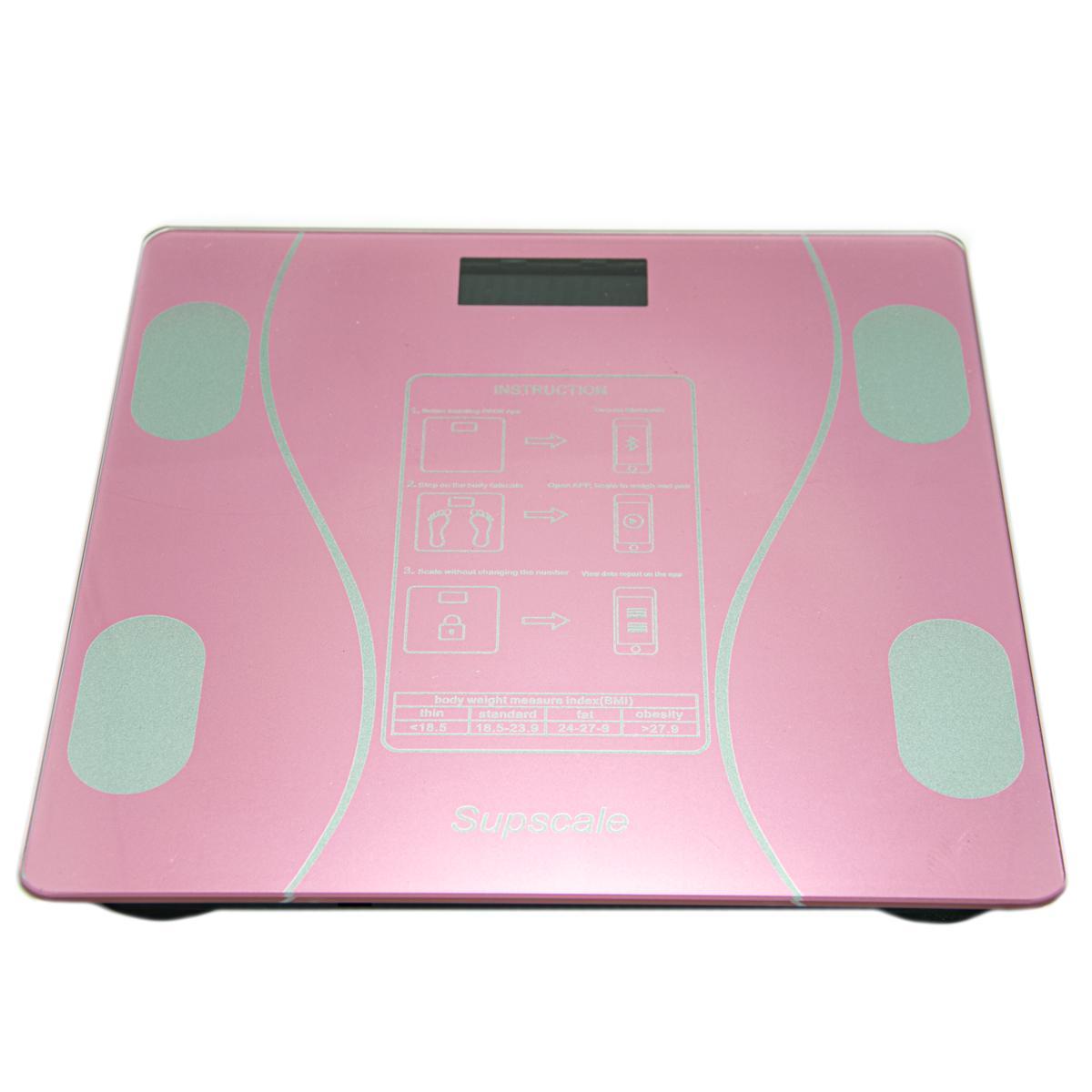 Ваги підлогові електронні SmartLife Body Fat Scale Рожевий (1008648-Pink) - фото 6