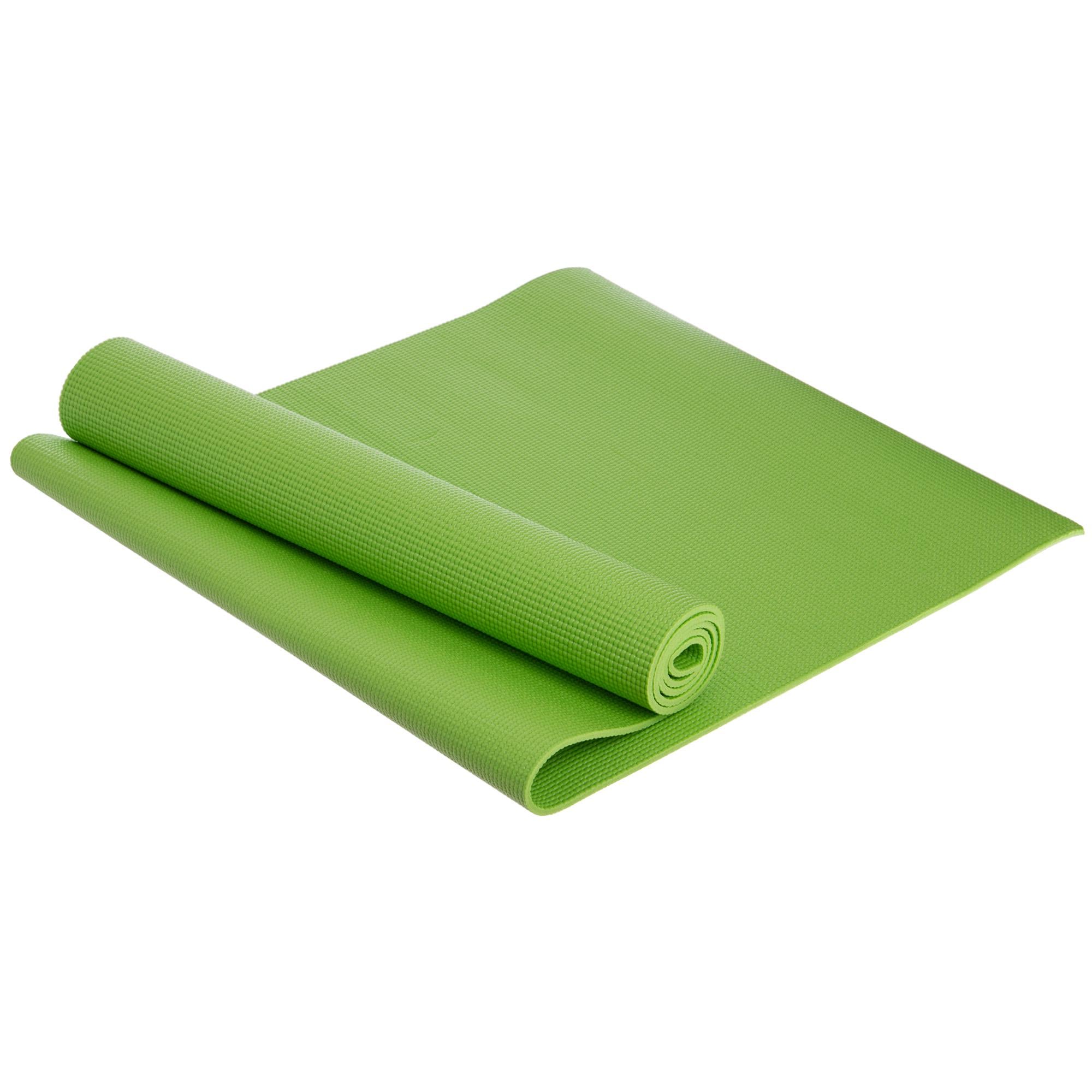 Коврик для фитнеса и спорта SP-Planeta FI-2349 PVC 173х61х0,6 см Салатовый (32312017)