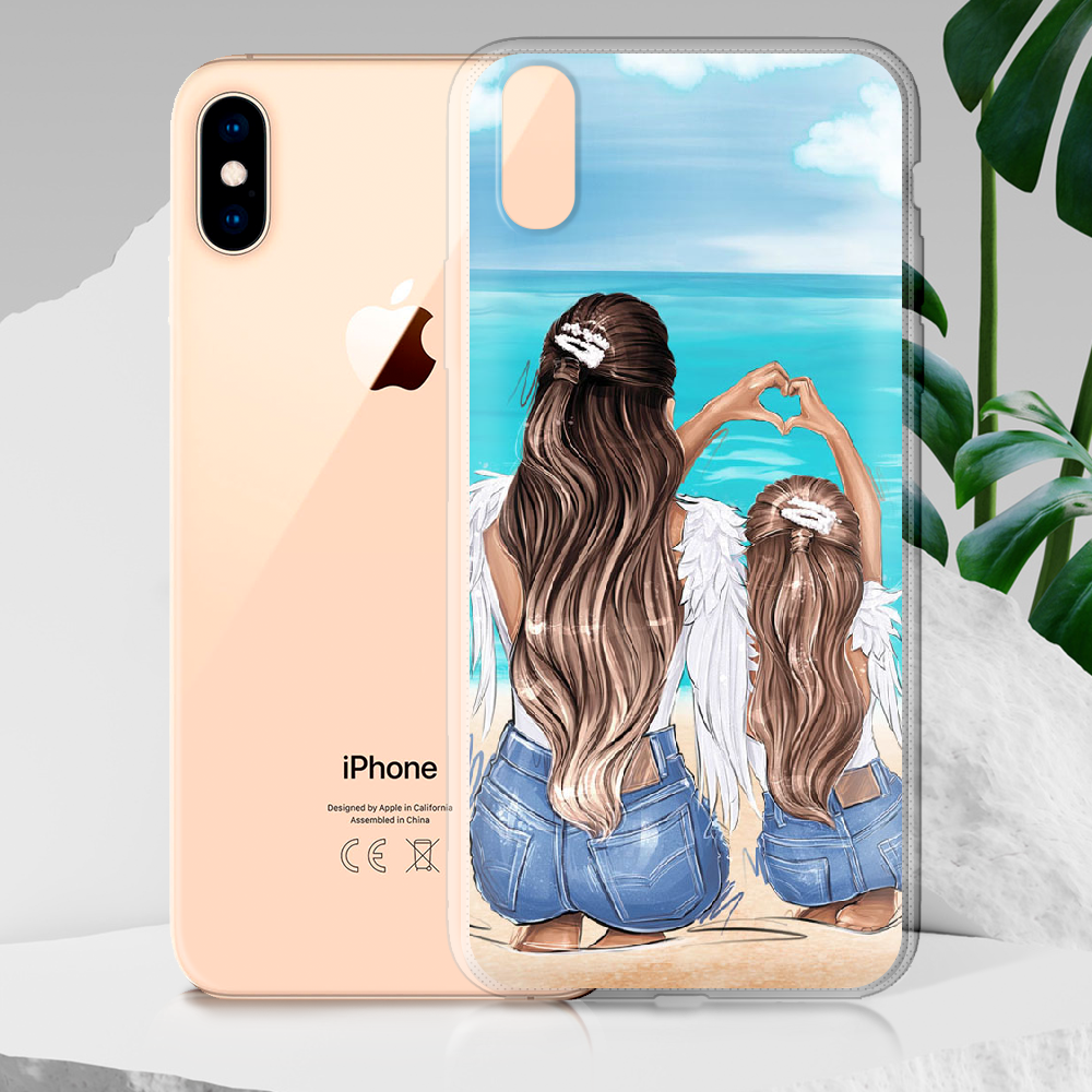 Чехол Boxface iPhone XS Max Family Vacation Прозрачный силикон (35321-up2380-35321) - фото 2