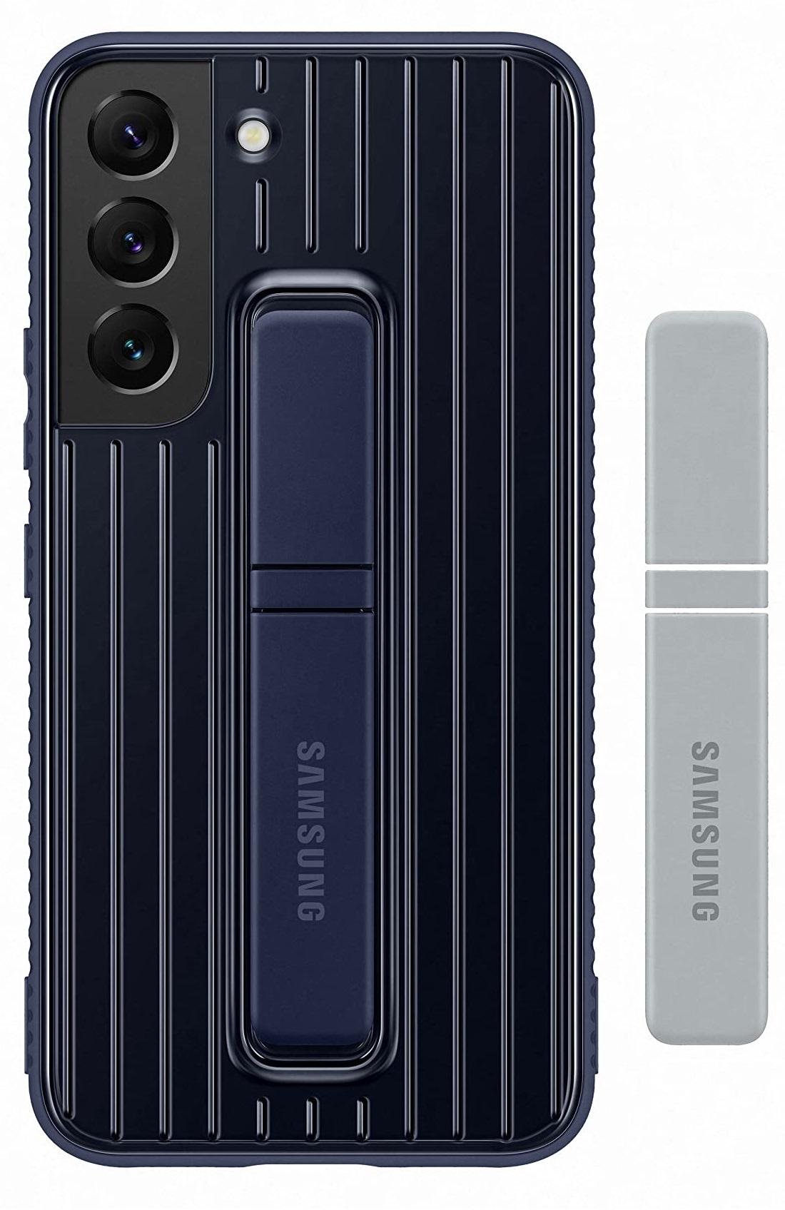 Чехол противоударный с подставкой Protective Rugged Standing Cover EF-RS901CNEGRU для Samsung Galaxy S22 (6.1") Navy