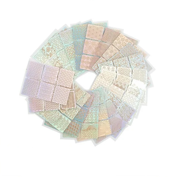 Трафарет для маникюра набор для нейл-арта содержит 144 стильные наклейки (Y02145)