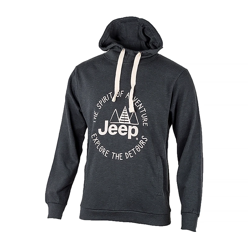 Худі чоловіче JEEP HOODED SWEATSHIRT The spirit of Adventure XL Сірий (O102567-J865 XL) - фото 1