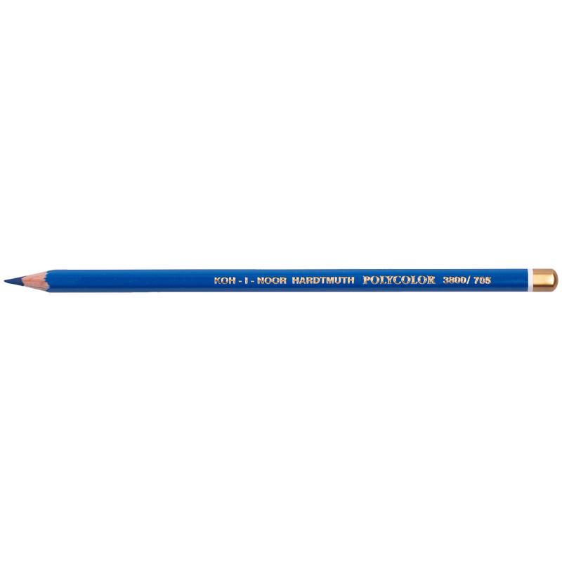 Карандаши художественные POLYCOLOR 12 шт. 3800/705 Sea blue (8593539339649)