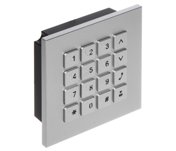 Модуль клавиатуры для вызывной панели Dahua DHI-VTO4202F-MK с подсветкой и шрифтом Брайля Silver (0fe748b7) - фото 2 Модуль клавиатуры для вызывной панели Dahua DHI-VTO4202F-MK с подсветкой и шрифтом Брайля Silver (0fe748b7) - фото 2