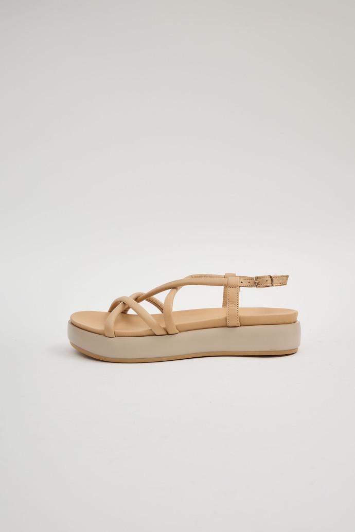 Босоніжки жіночі LONZA шкіряні р. 40 Бежевий (199872)