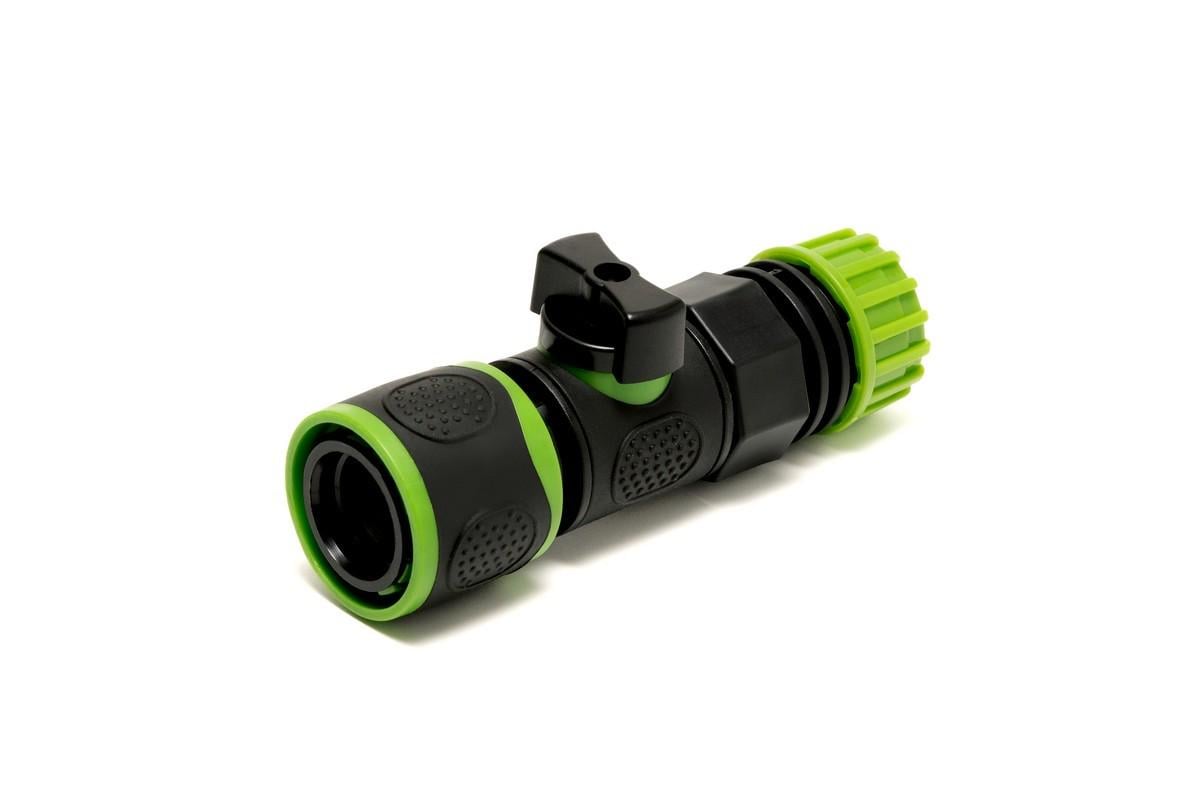 Конектор для шланга MasterTool 1/2" з регулювальним вентилем (92-9373)