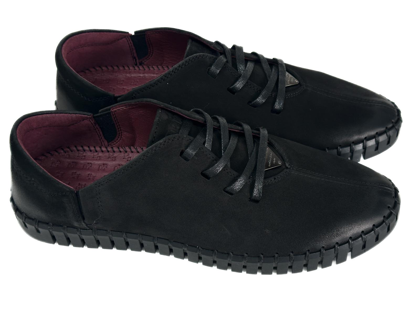 Мокасини чоловічі Prime Shoes нубукові р. 41 Чорний (19-034-70130) - фото 4 Мокасини чоловічі Prime Shoes нубукові р. 41 Чорний (19-034-70130) - фото 4