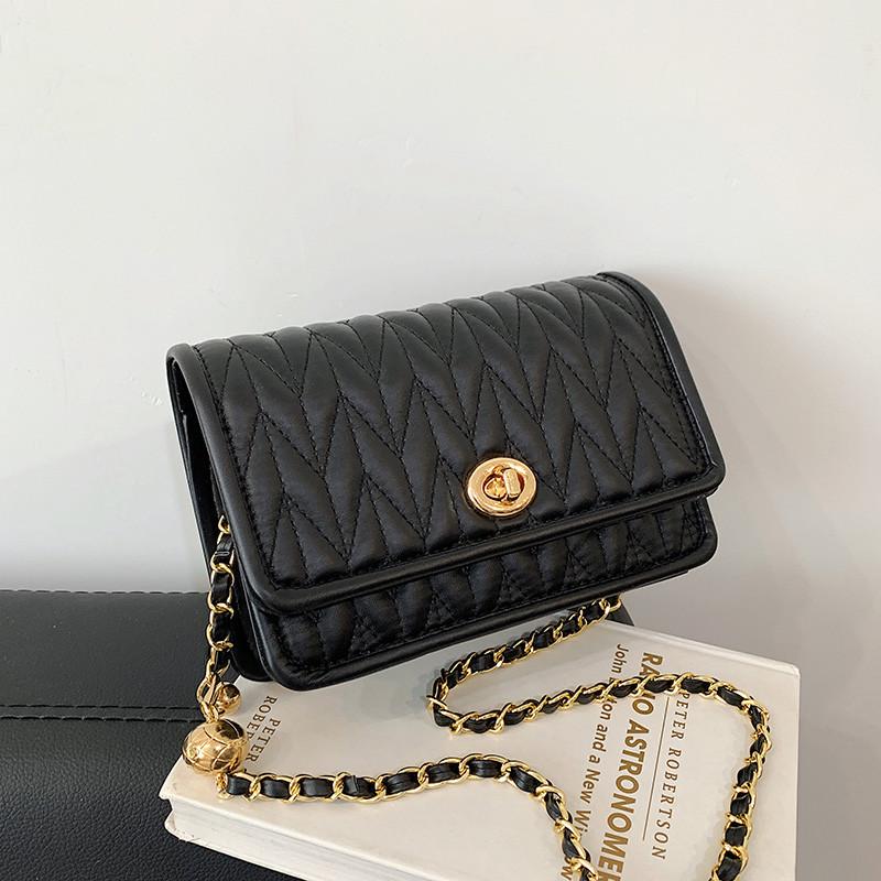 Женская сумка-клатч из экокожи Черный (4777077)