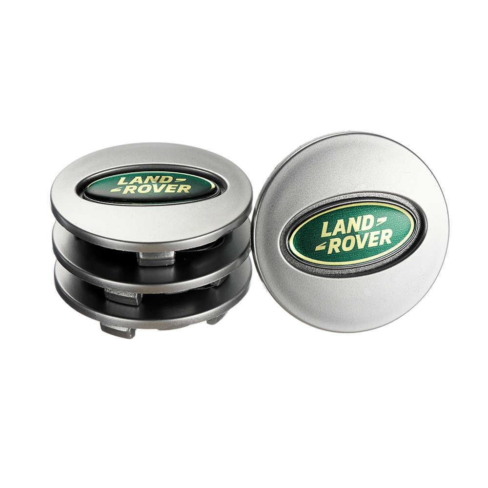 Заглушка колесного диска Land Rover 63x48 мм 4 шт. Серый (00000044853)
