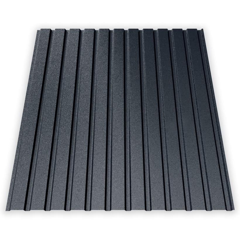 Профнастил AKM ПС-10 225 г/м2 0,50 мм 1200х1500 мм Ral 9005 Чорний матовий (30302417) - фото 1 Профнастил AKM ПС-10 225 г/м2 0,50 мм 1200х1500 мм Ral 9005 Чорний матовий (30302417) - фото 1