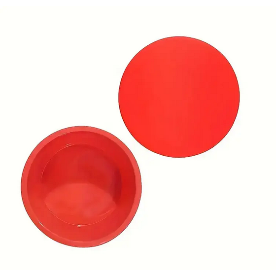 Форма силіконова кругла для випікання 10,3 см Червоний (SAM-8972) - фото 2