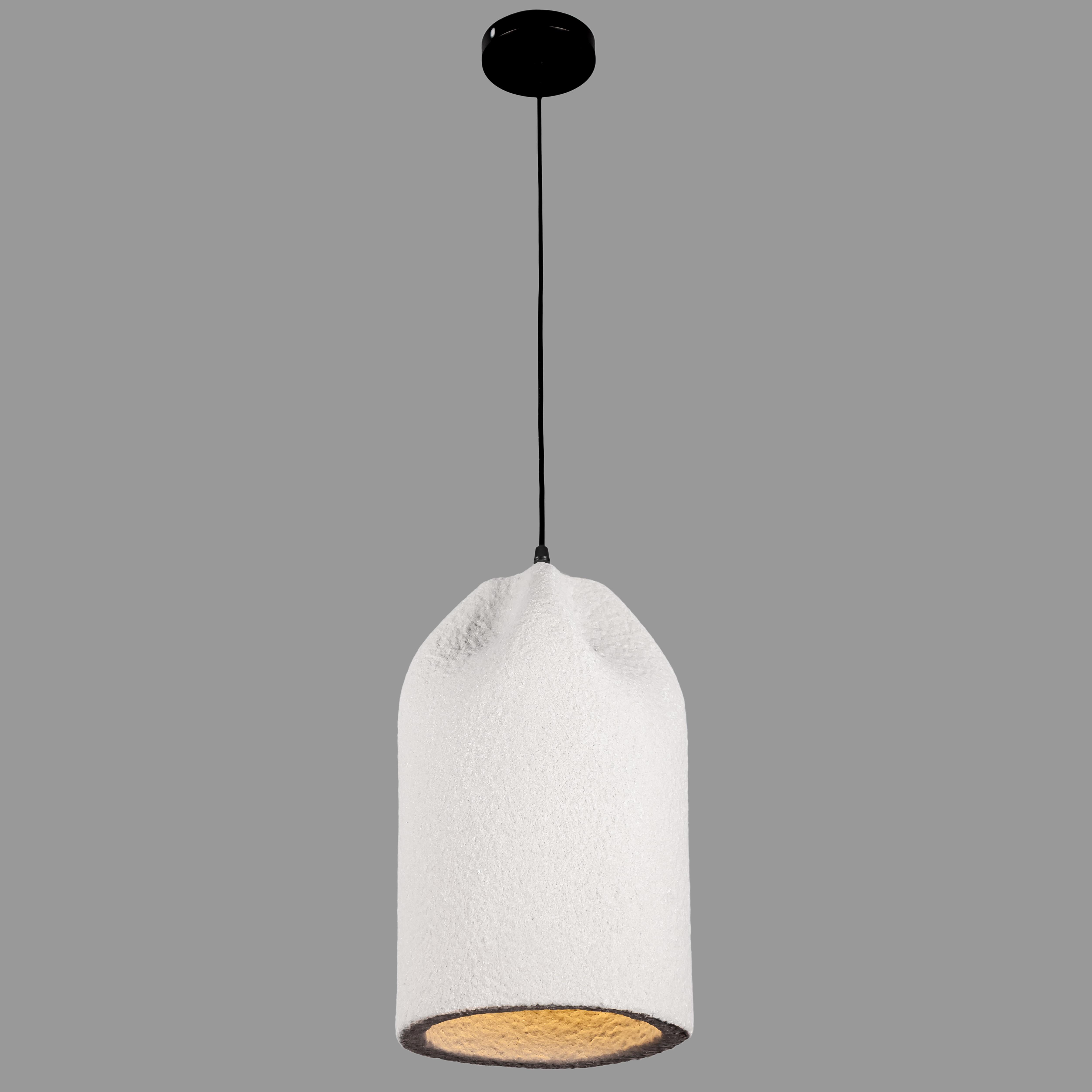 Люстра гипсовая Wabi-Sabi 22х36 см Серый (909-XL3585 (220) GREY)