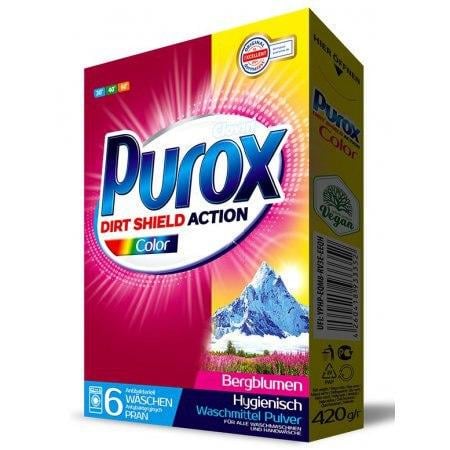 Порошок для прання PUROX Color для кольорових речей 420 г