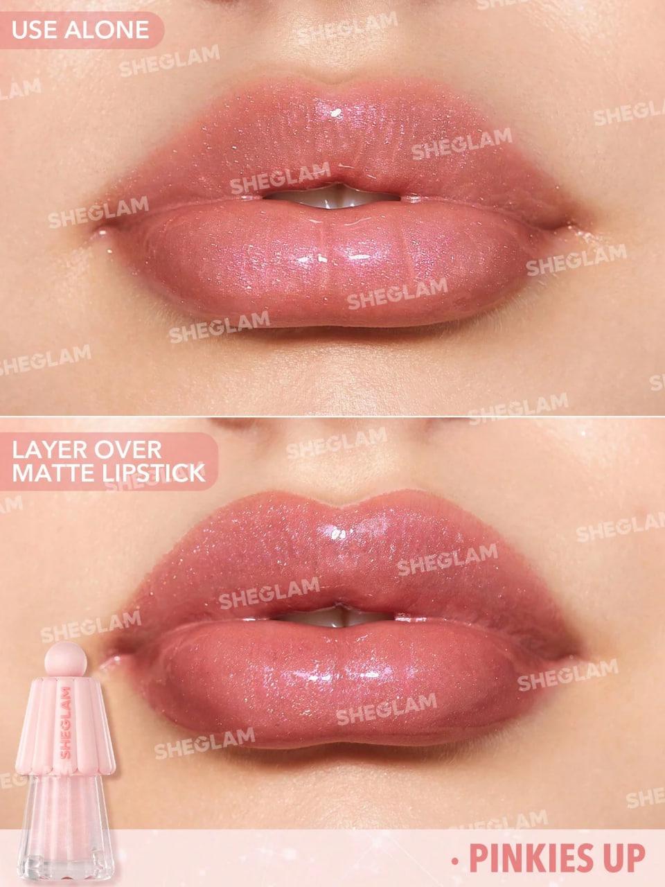 Масло для губ увлажняющее Jelly Wow Hydrating Lip Oil Pinkies up (18314723) - фото 3