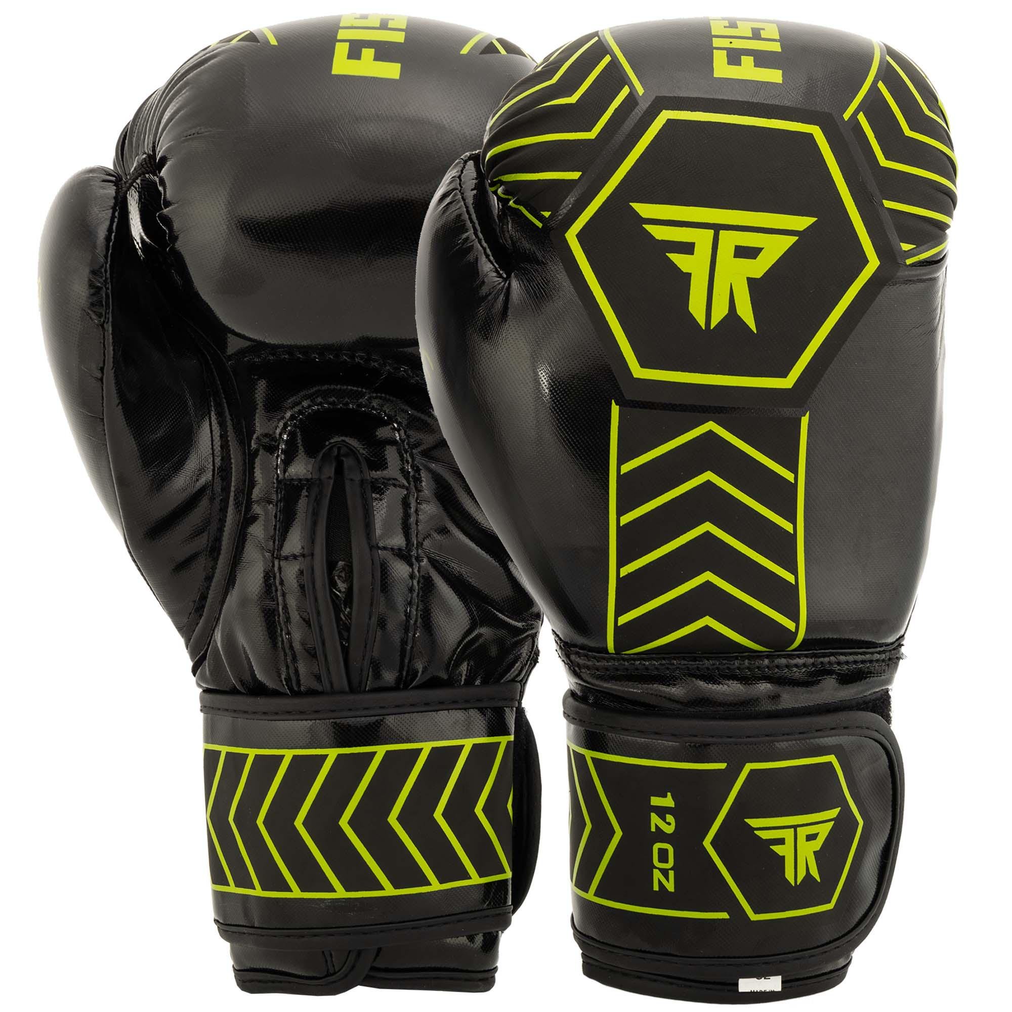 Боксерские перчатки FISTRAGE FLEX VL-5564 12 oz Черный (VL-5564_Черный_12_унции)