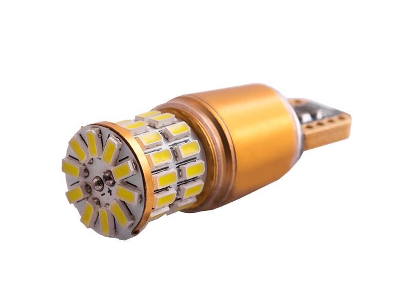 Автомобильная лампа светодиодная LEDUA T10-3014-38 SMD обманка 10-30V Белый (2445)