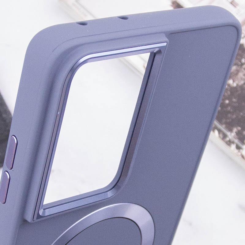 Протиударний TPU Чохол Bonbon Metal Style with MagSafe для Samsung Galaxy S22 Ultra Сірий / Lavender - фото 5