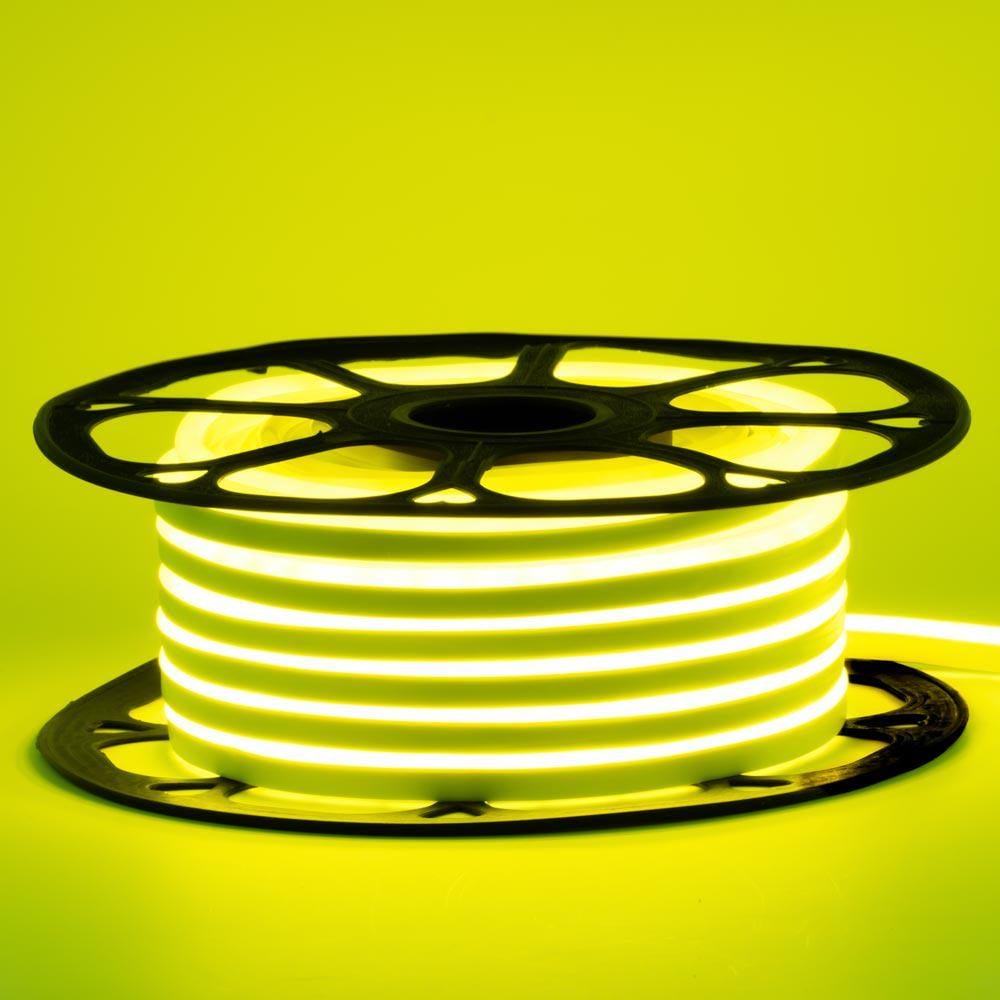 Светодиодная линейка неоновая AVT 12V 6х12 SMD2835 120LED/м 11 Вт/м IP65 Желтый лимонный (1018089)
