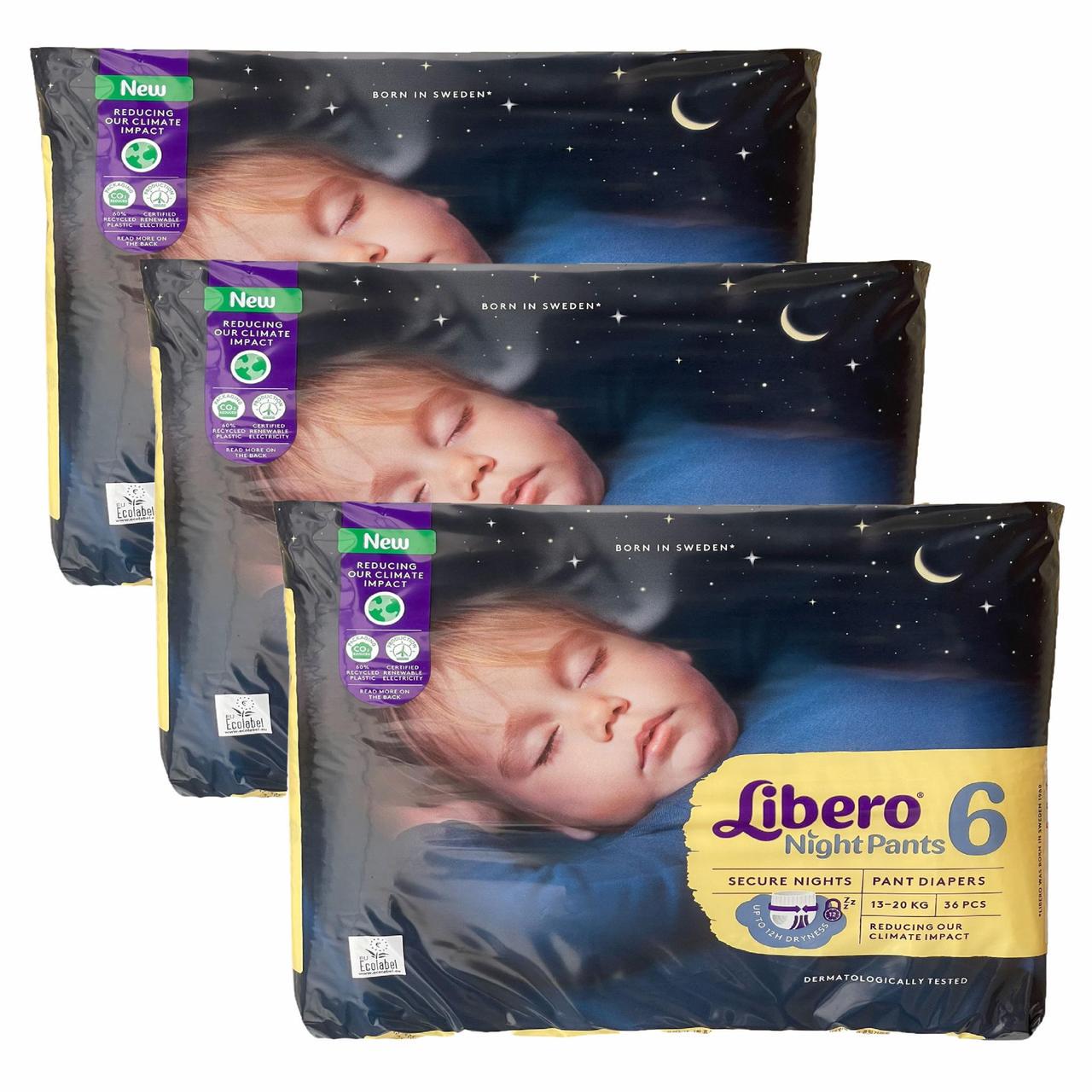 Підгузки-трусики дитячі Libero 6 13-20 кг 108 шт. (2446059945)