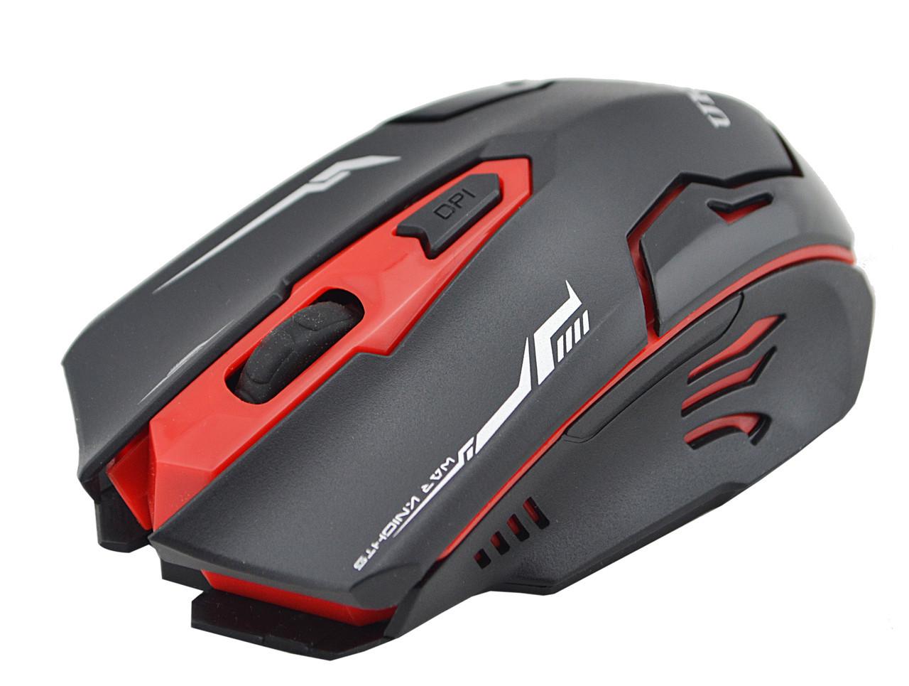 Комплект клавіатура з мишкою UKC HK6500 бездротова Black/Red (10263) - фото 7 Комплект клавіатура з мишкою UKC HK6500 бездротова Black/Red (10263) - фото 7