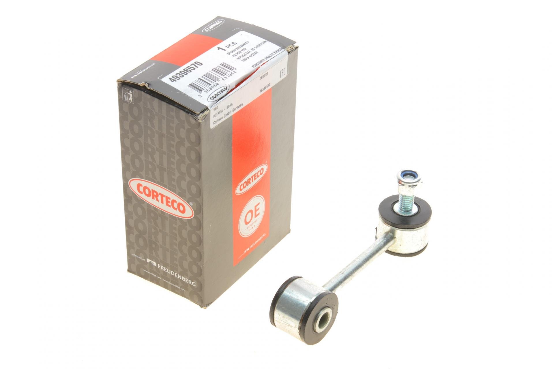 Тяга стабилизатора переднего CORTECO Audi A3/Seat Leon/Skoda Octavia/VW Bora/Golf IV 96-10 (49398570)