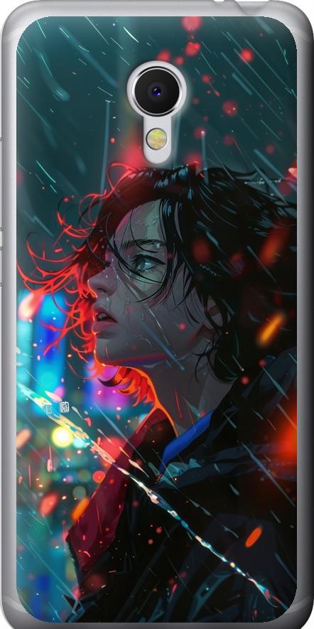 Чехол на Meizu MX6 Ночные огни (6096t-259-42517)
