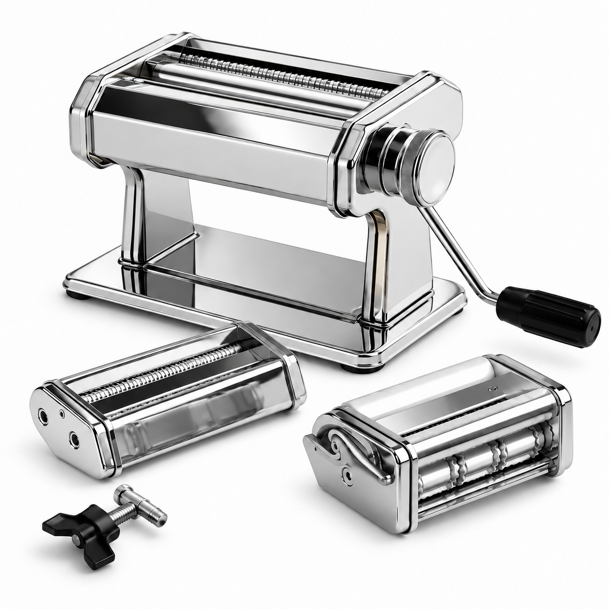 Машина для лапши/теста/равиоли Pasta Set Серебристый (406647)