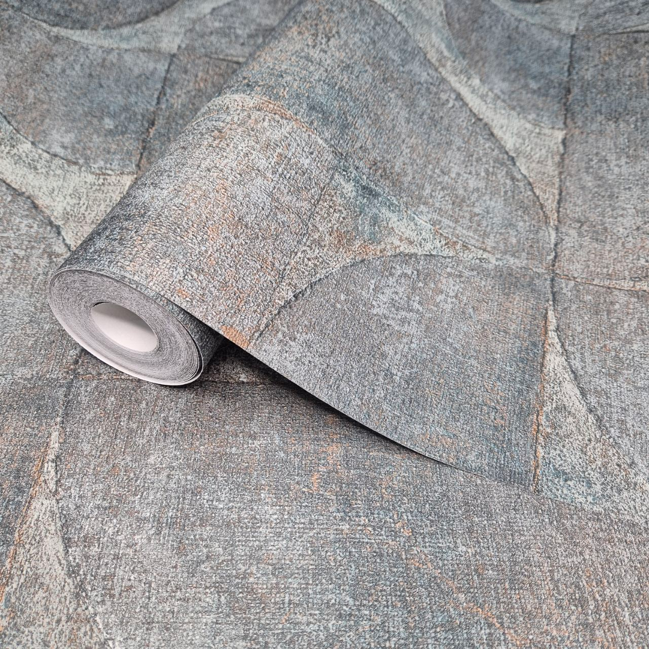 Шпалери вінілові Marburg 10,05х1,06 м Сірий із коричневим (1032873)