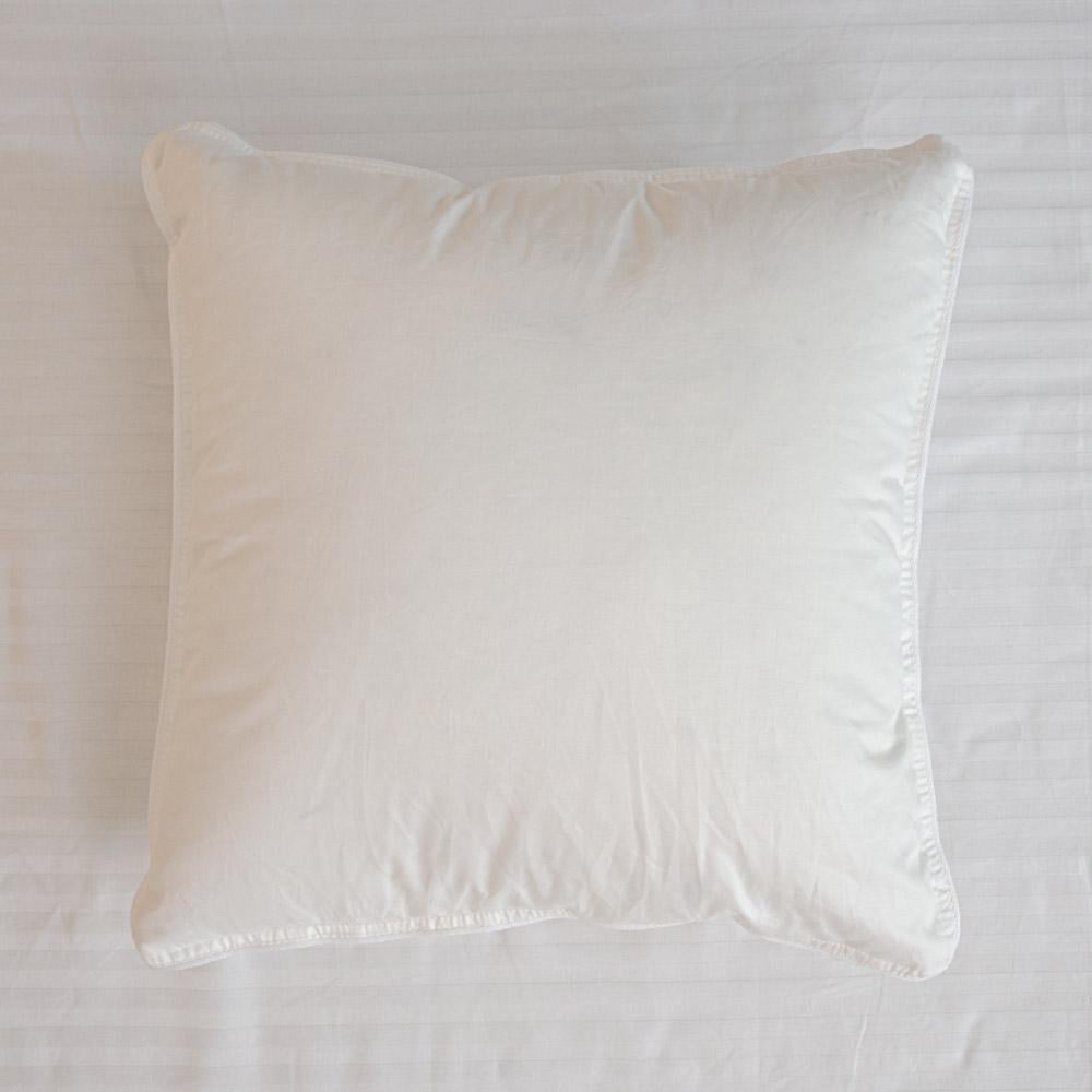 Подушка пухова преміум якості YouStar сатин пружна 40x40 см Білий (psat-40x40-p50-white) - фото 2