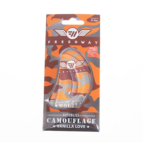 Освежитель воздуха жидкий Fresh Way Camouflage AutoBliss Vanilla Love 8 мл (00000051131)