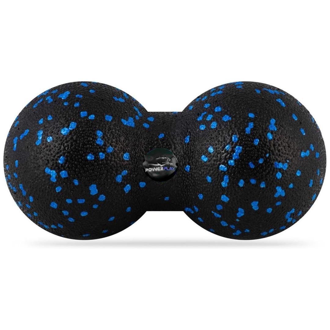 М'яч масажний подвійний PowerPlay PP-4352 Epp foam peanut ball d8х16 см Чорний/Синій М'яч масажний подвійний PowerPlay PP-4352 Epp foam peanut ball d8х16 см Чорний/Синій