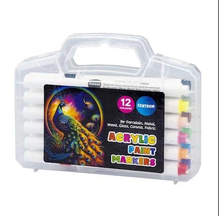 Маркеры акриловые Acrylic Marker 12 шт. (млд 17616)