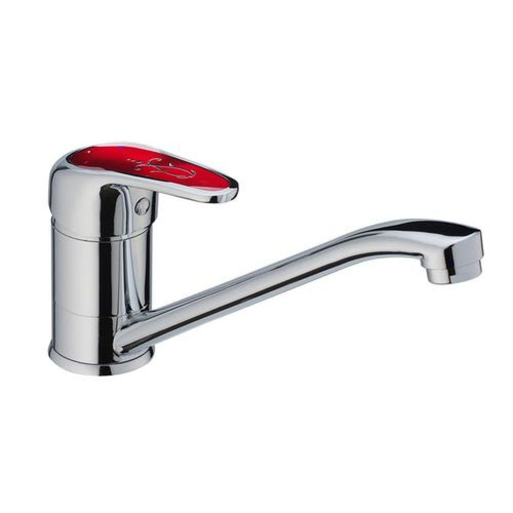 Смеситель для кухни Haiba Magic 22 см Red (17602)