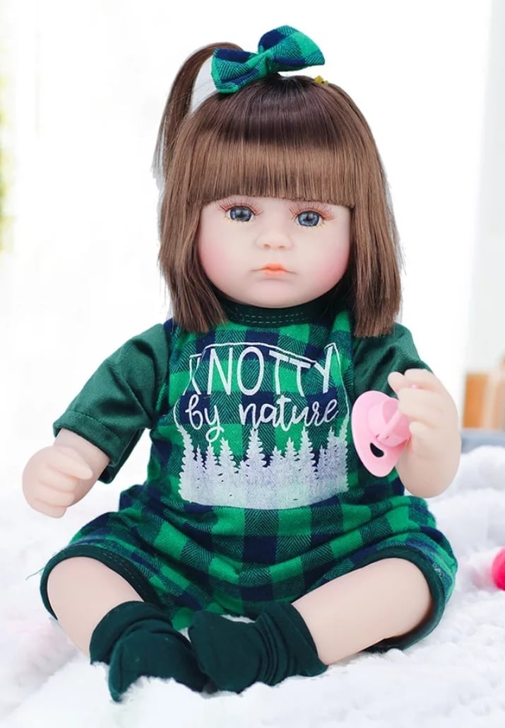 Кукла Reborn D2708 Baby Doll с 3D глазами голубого цвета 42 см (270801) Кукла Reborn D2708 Baby Doll с 3D глазами голубого цвета 42 см (270801)