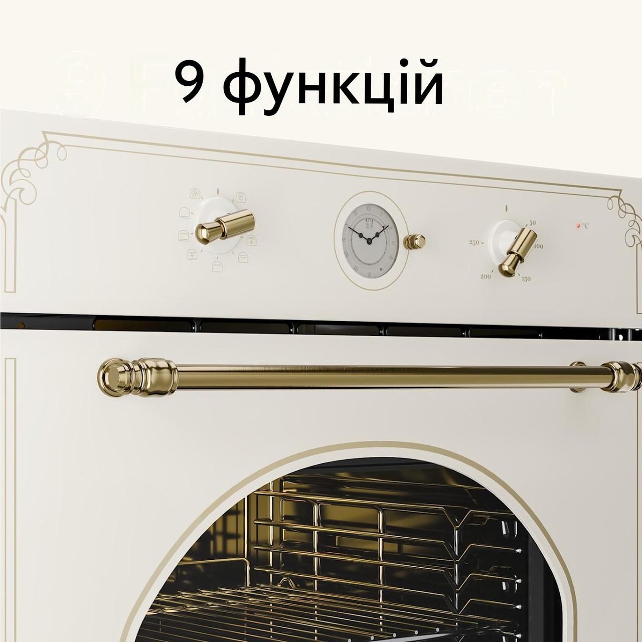 Духовой шкаф KLARSTEIN Victoria ретро 9 функций 50-250°C (10032485) - фото 5 Духовой шкаф KLARSTEIN Victoria ретро 9 функций 50-250°C (10032485) - фото 5