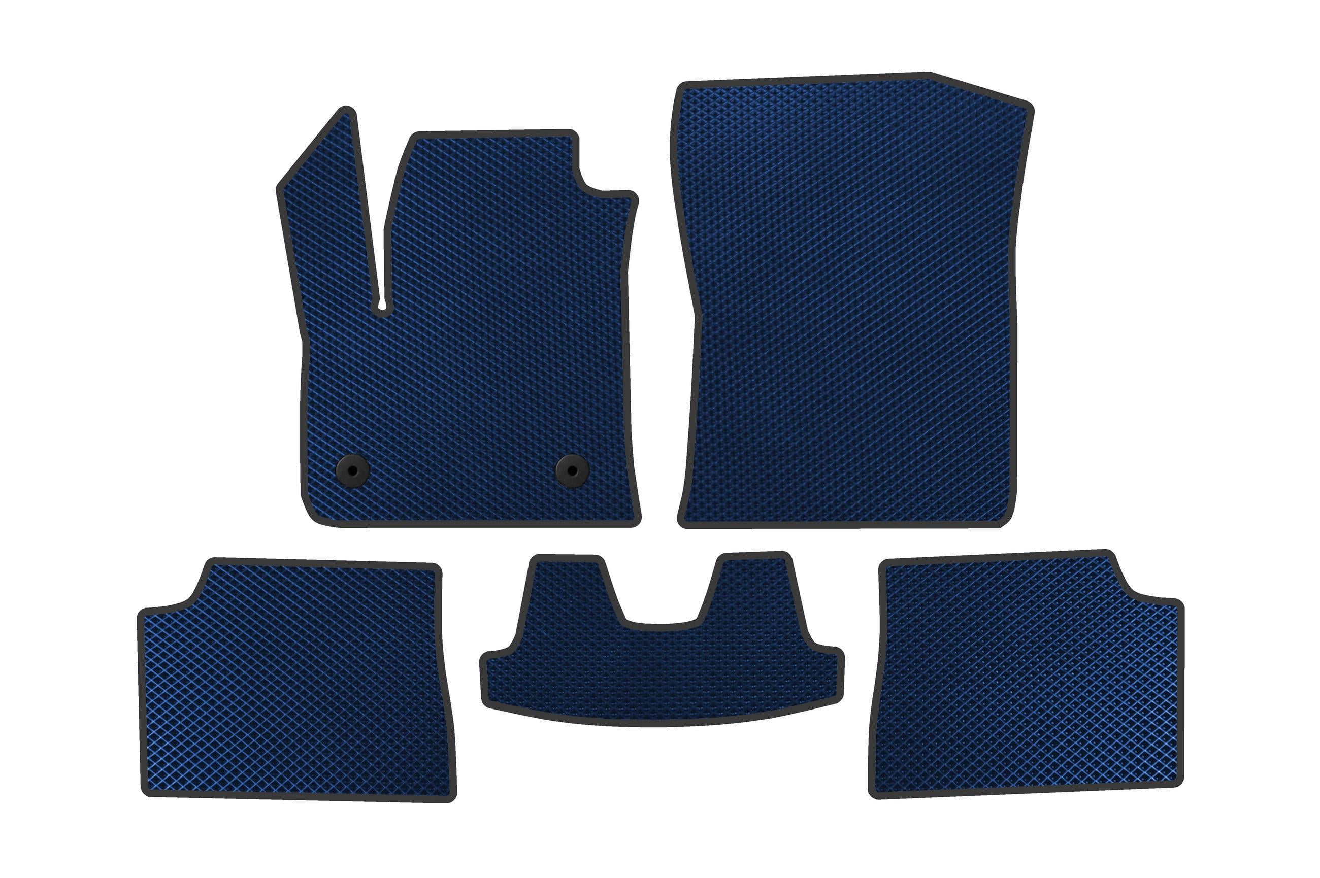 Коврики автомобильные Digital Designs EVA электро для Fiat 600/600e 2023- гг. этилвинилацетат Синий (183791)