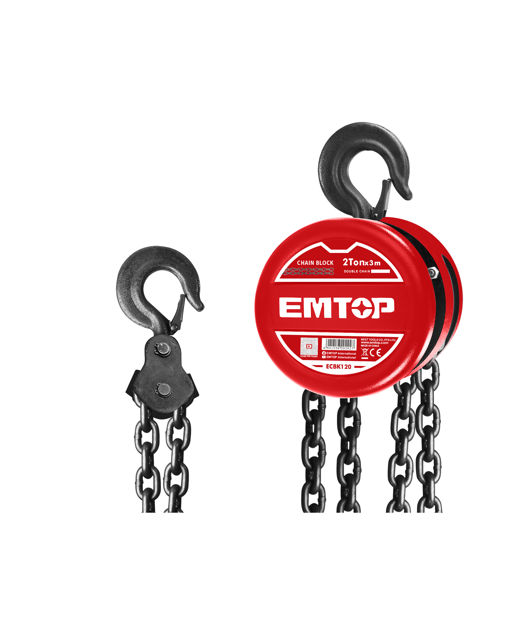 Таль ручная цепная EMTOP ECBK120 - фото 3 Таль ручная цепная EMTOP ECBK120 - фото 3