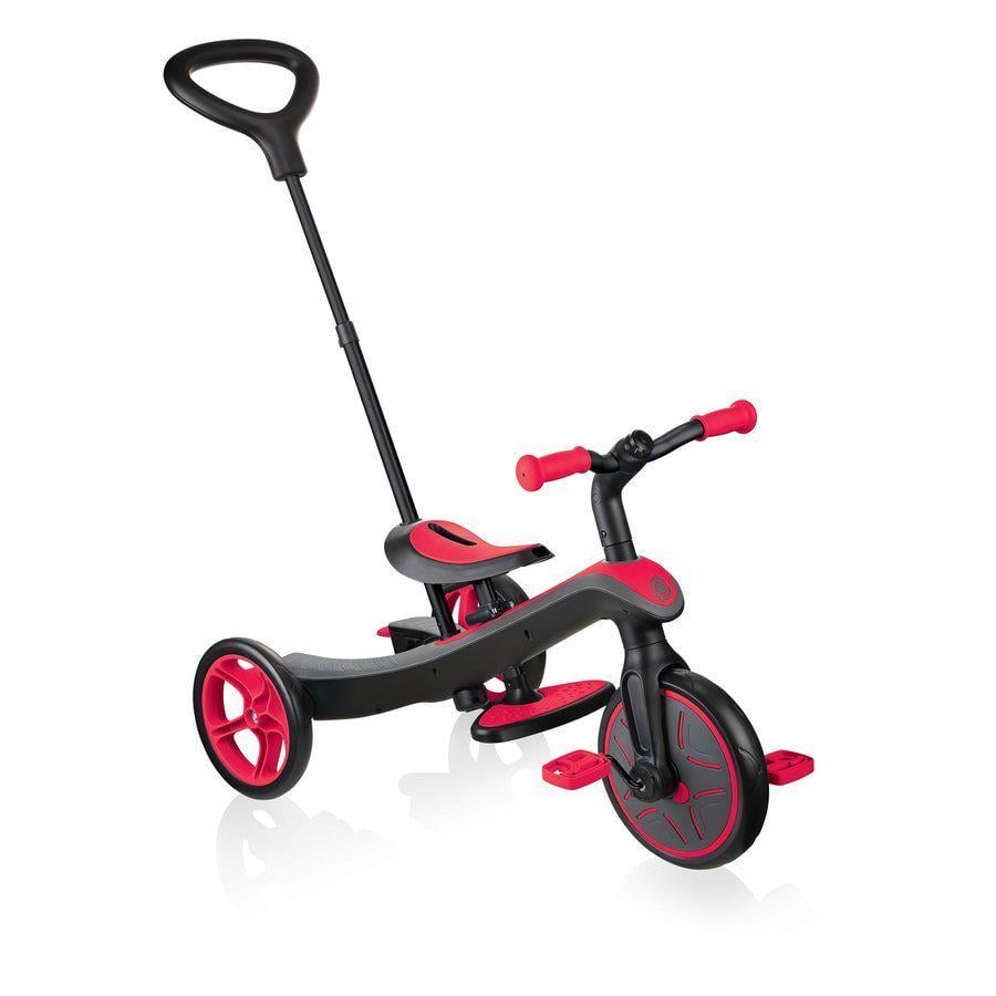 Велосипед трехколесный с ручкой Globber Explorer Trike 3в1 Red (432)