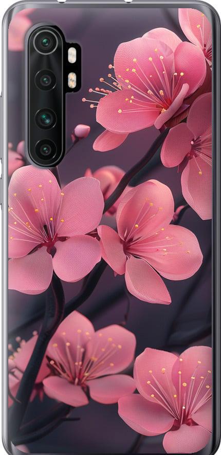 Чехол на Xiaomi Mi Note 10 Lite Пурпурная сакура (6075u-1937-42517)