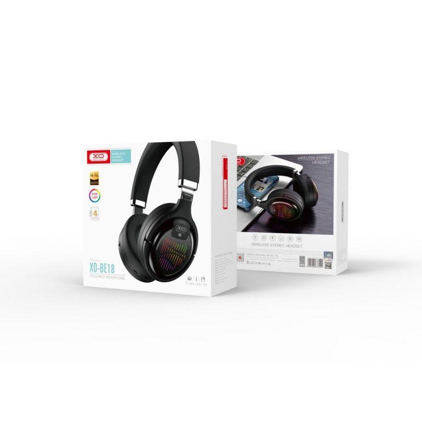 Навушники Bluetooth XO Black (BE18) - фото 6 Навушники Bluetooth XO Black (BE18) - фото 6