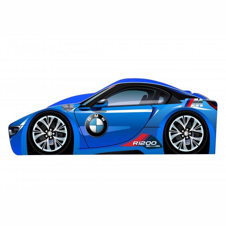 Детская кровать Viorina-Deko BMW B-11 ДСП 80х170 см Синий (44151)