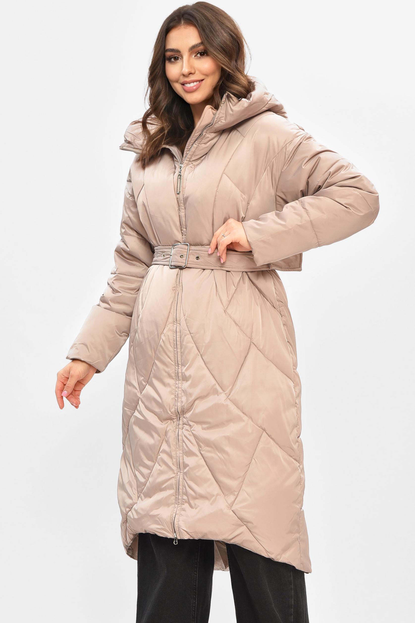 Куртка женская удлиненная зима L-XL Мокко (207034) Куртка женская удлиненная зима L-XL Мокко (207034)