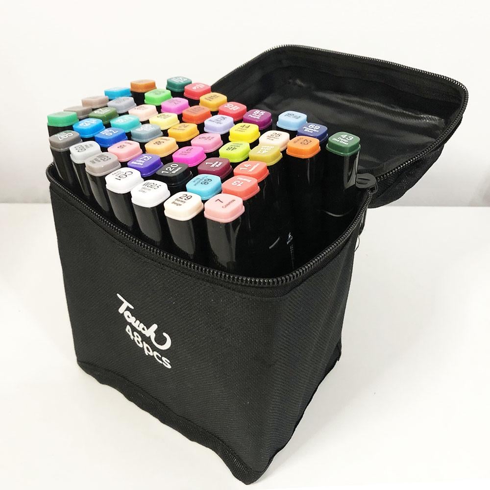 Маркеры двухсторонние в чехле 48 шт. (522262) - фото 7 Маркеры двухсторонние в чехле 48 шт. (522262) - фото 7