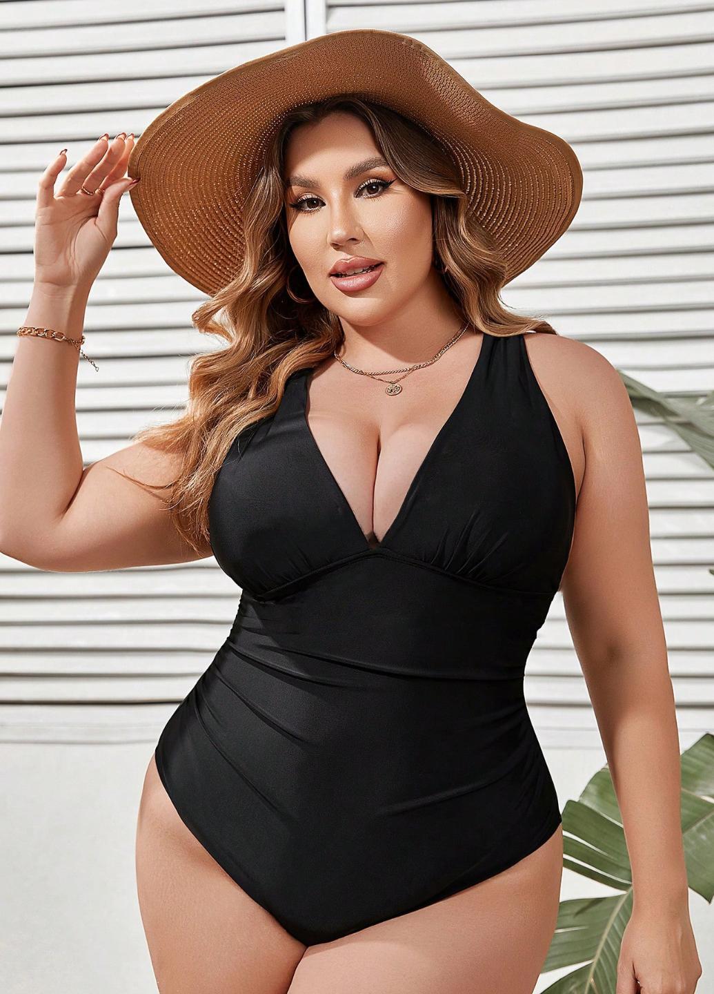 Купальник цельный Fina0XL р. 48-50 Black (13532)