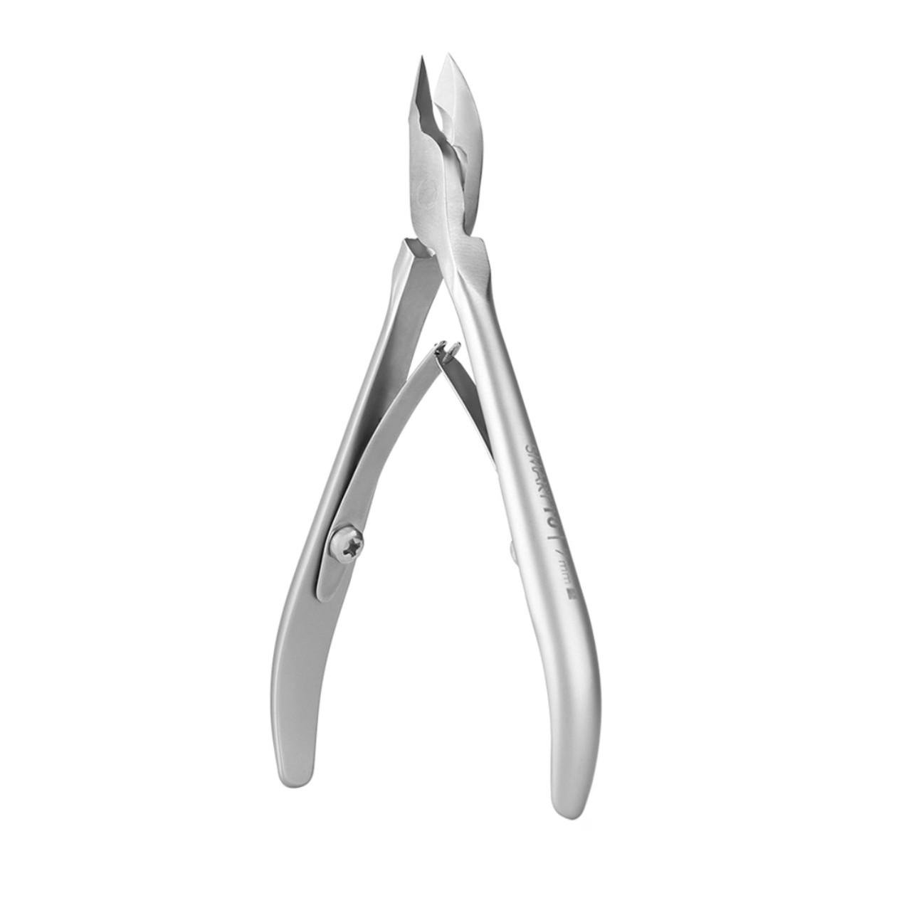 Кусачки профессиональные STALEKS Pro Smart NE-10-7 7 мм для маникюра из нержавеющей стали Кусачки профессиональные STALEKS Pro Smart NE-10-7 7 мм для маникюра из нержавеющей стали