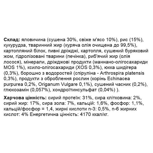 Корм для собак Monge Dog All breeds Puppy&Junior яловичина з рисом 2,5 кг (27259957) - фото 2