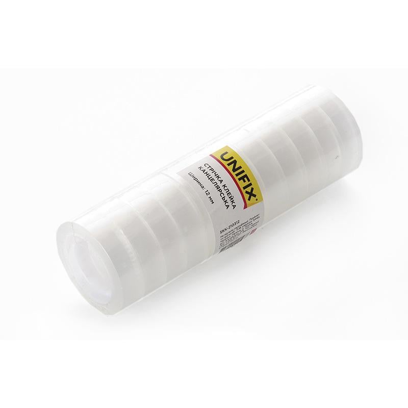 Лента клейкая канцелярская Unifix SKK-210312-30 12 шт. (18665686)
