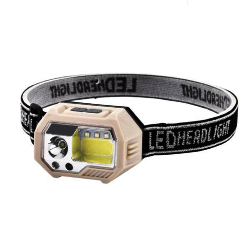 Фонарь налобный SH-S9 с сенсорным управлением/XPE-COB-3SMD/Type-C (2037162872)