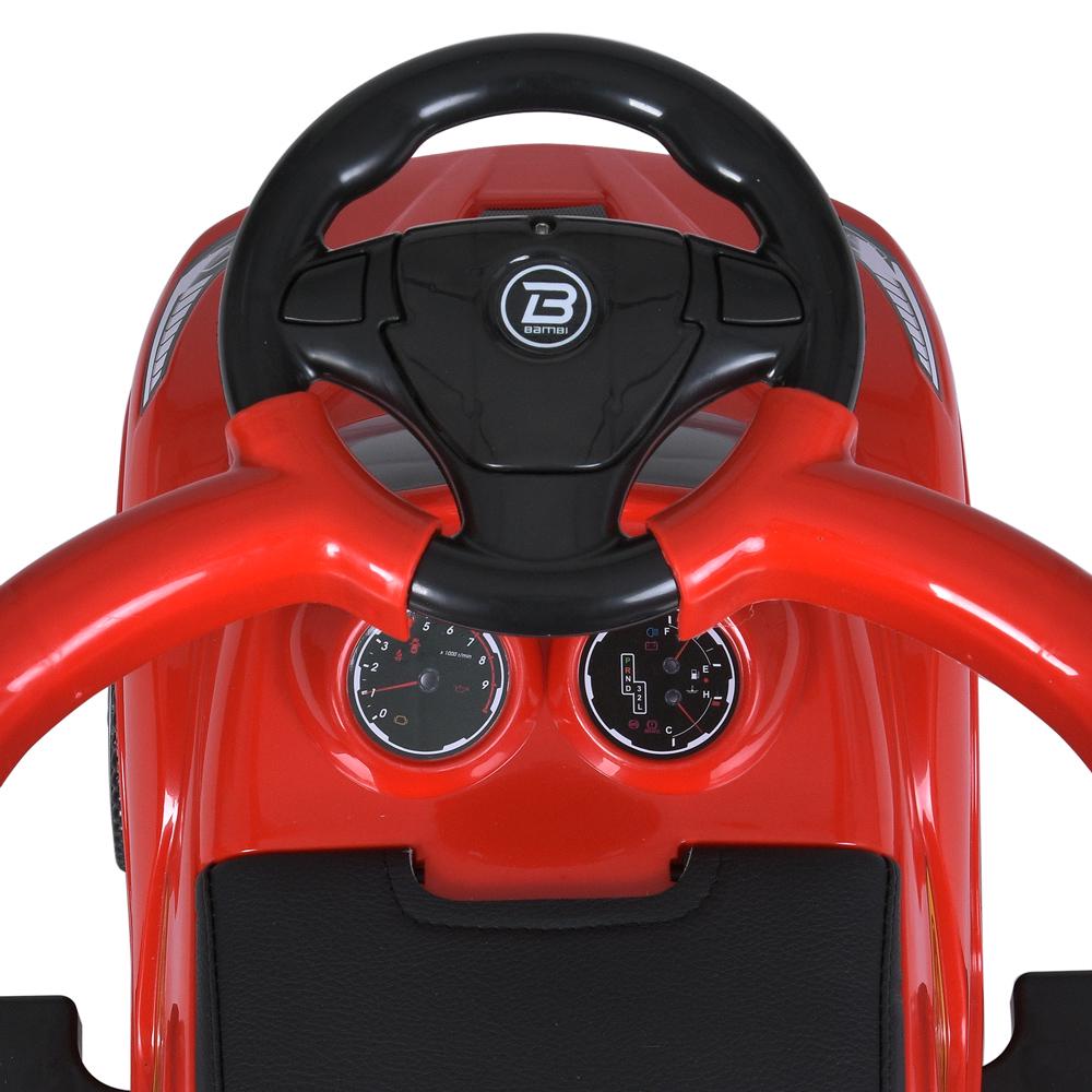 Детская каталка-толокар Bambi Racer M 5728L 2в1 Красный (24441675) - фото 7